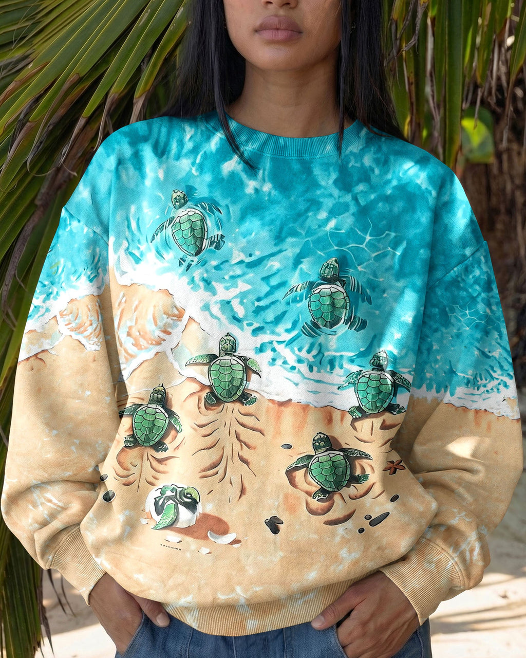 LITTLE TURTLES TO THE SEA ALL OVER PRINT - TYLN0505261