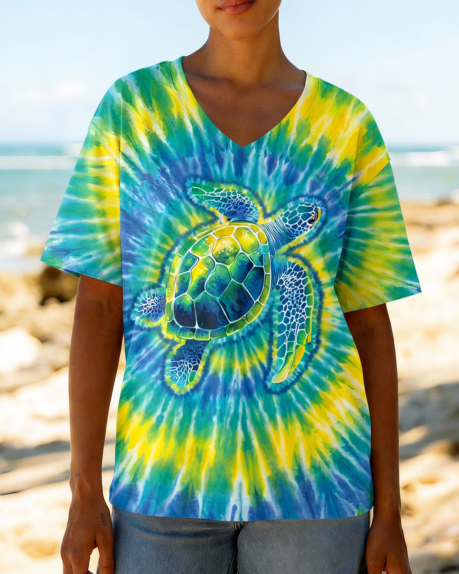 OCEAN SPIRIT TURTLE ALL OVER PRINT - TYLN0605263