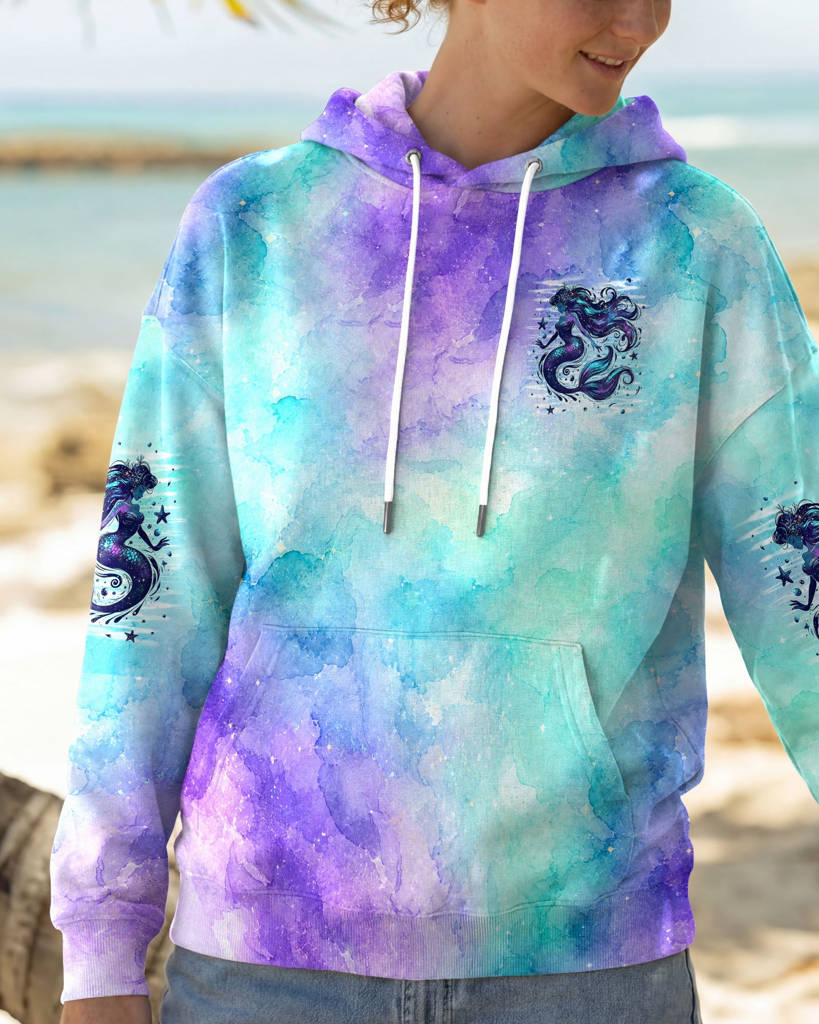 AND TO THE OCEAN I GO MERMAID ALL OVER PRINT - TYLN0707262