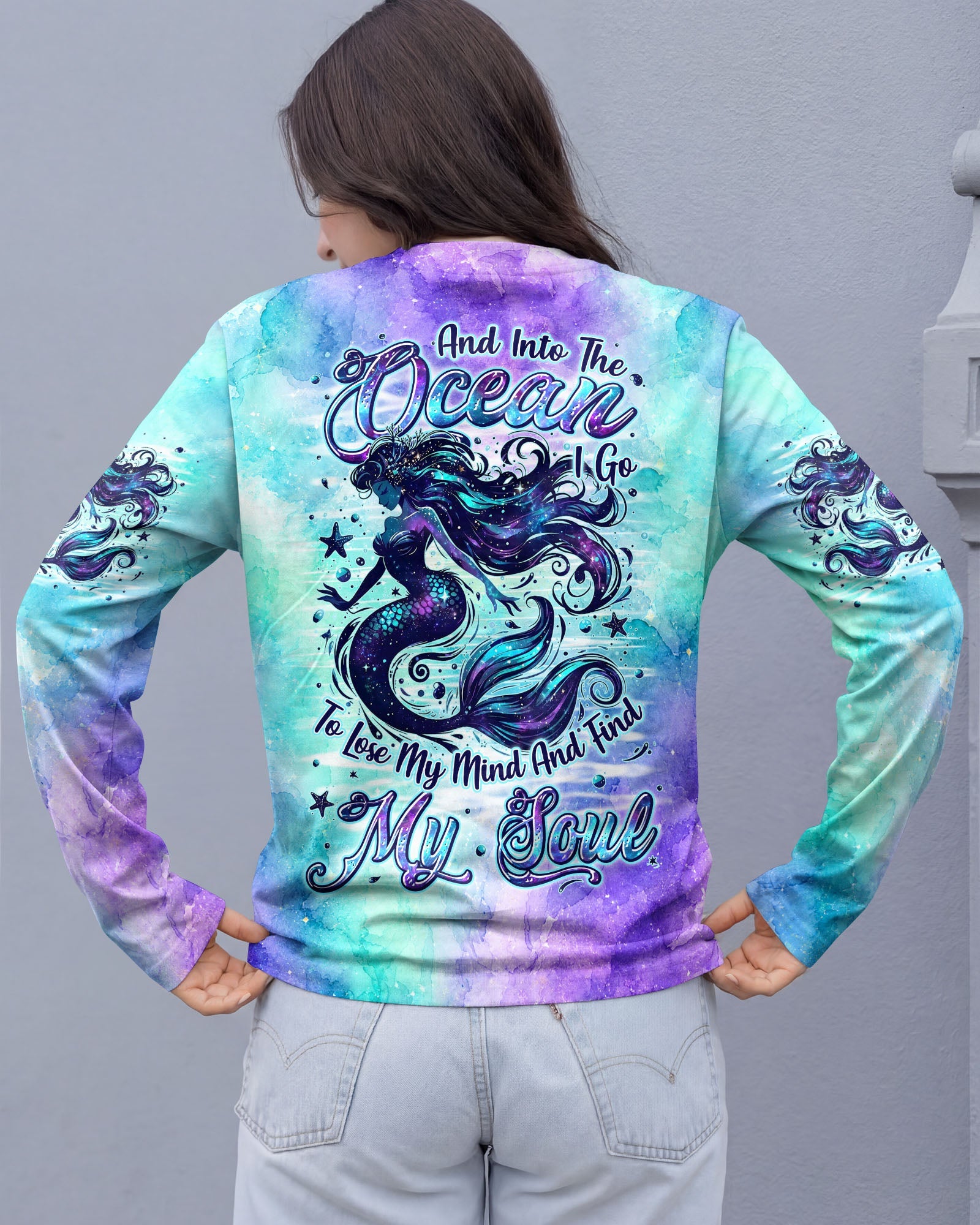 AND TO THE OCEAN I GO MERMAID ALL OVER PRINT - TYLN0707262