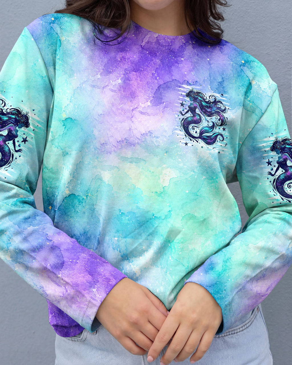 AND TO THE OCEAN I GO MERMAID ALL OVER PRINT - TYLN0707262