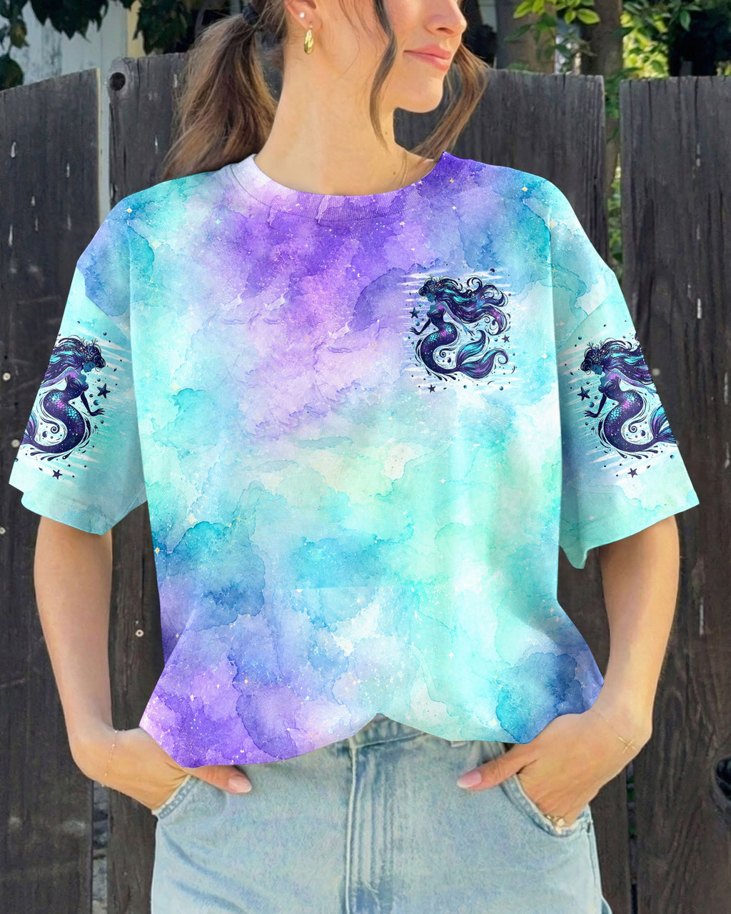 AND TO THE OCEAN I GO MERMAID ALL OVER PRINT - TYLN0707262
