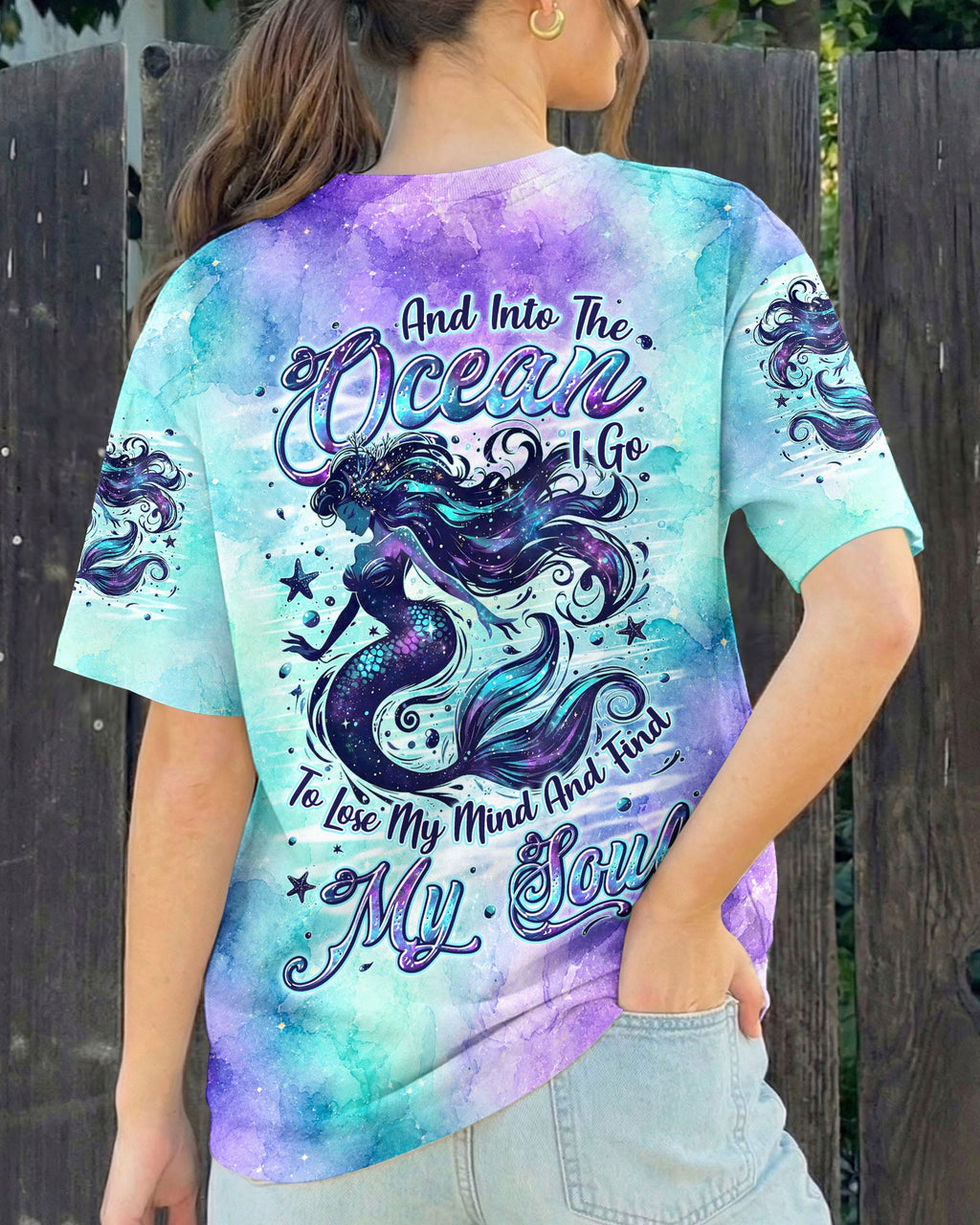 AND TO THE OCEAN I GO MERMAID ALL OVER PRINT - TYLN0707262