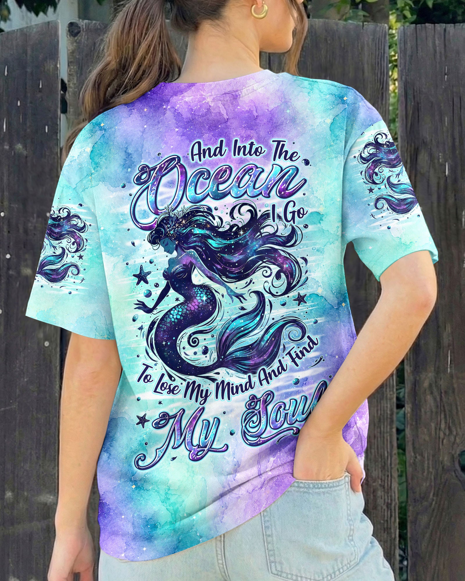 AND TO THE OCEAN I GO MERMAID ALL OVER PRINT - TYLN0707262