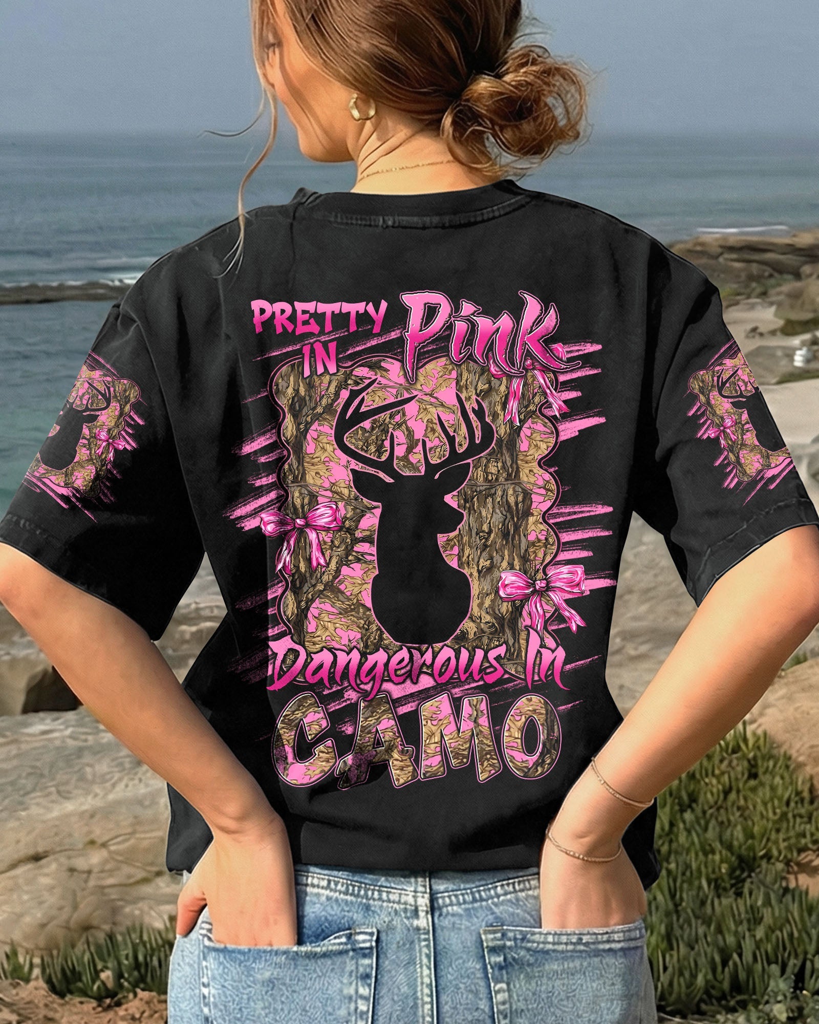PRETTY IN PINK DANGEROUS IN CAMO ALL OVER PRINT - TYLN1006261