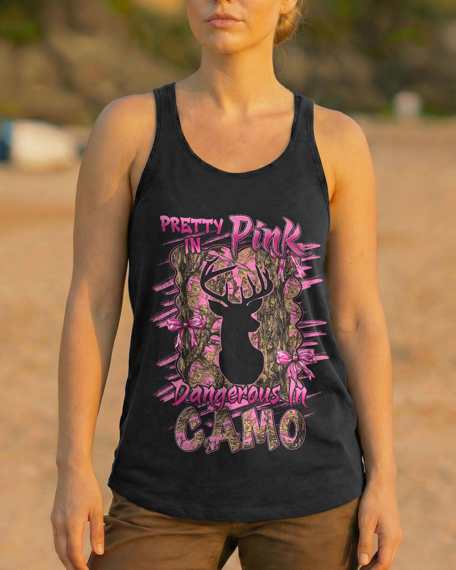 PRETTY IN PINK DANGEROUS IN CAMO ALL OVER PRINT - TYLN1006261