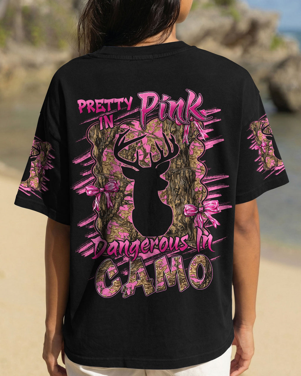 PRETTY IN PINK DANGEROUS IN CAMO ALL OVER PRINT - TYLN1006261