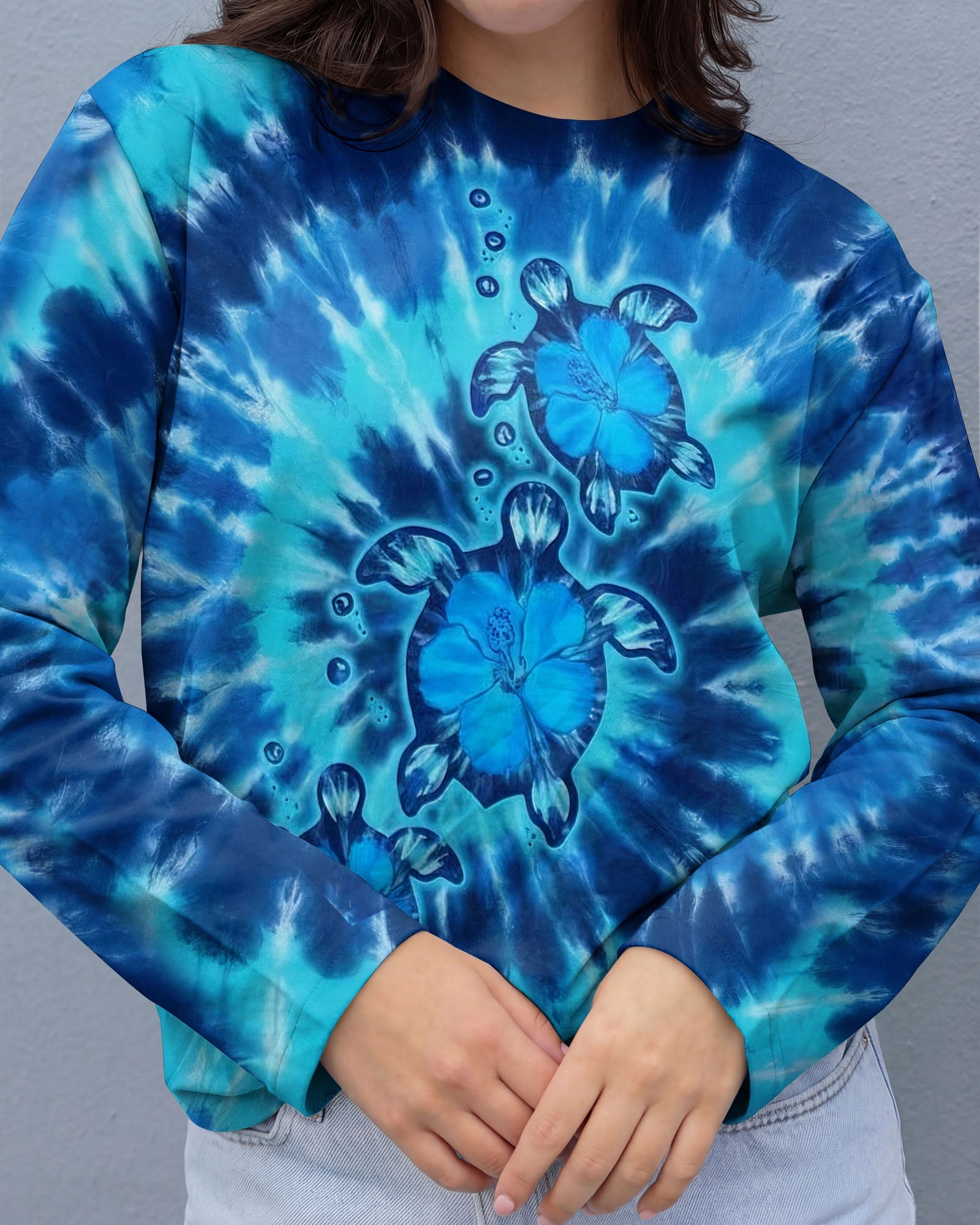 SEA TURTLE BLUE ALL OVER PRINT - TYLN1704263