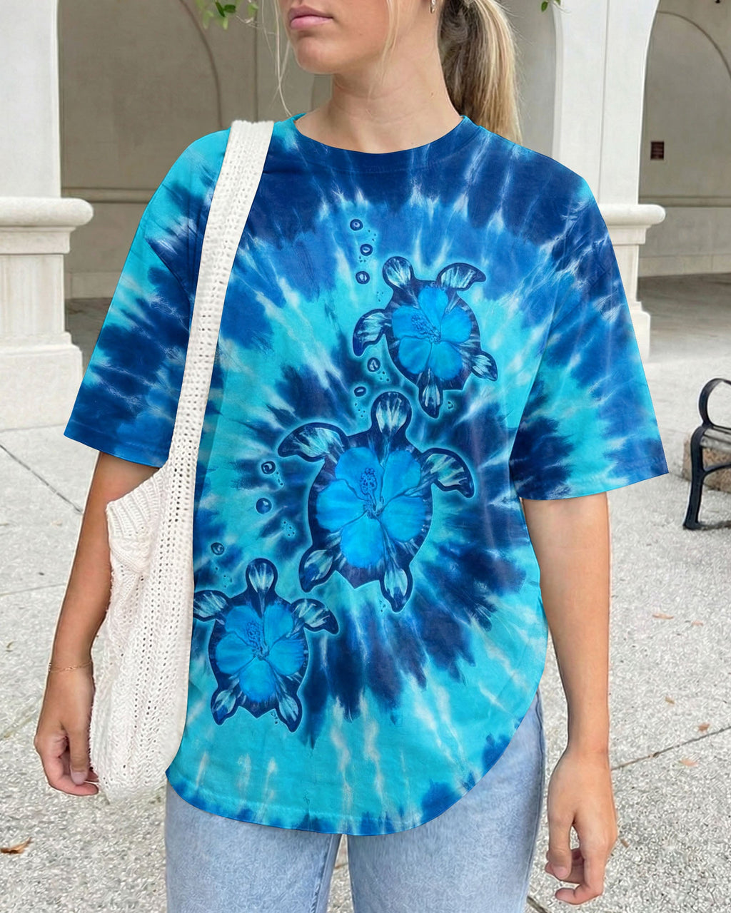SEA TURTLE BLUE ALL OVER PRINT - TYLN1704263