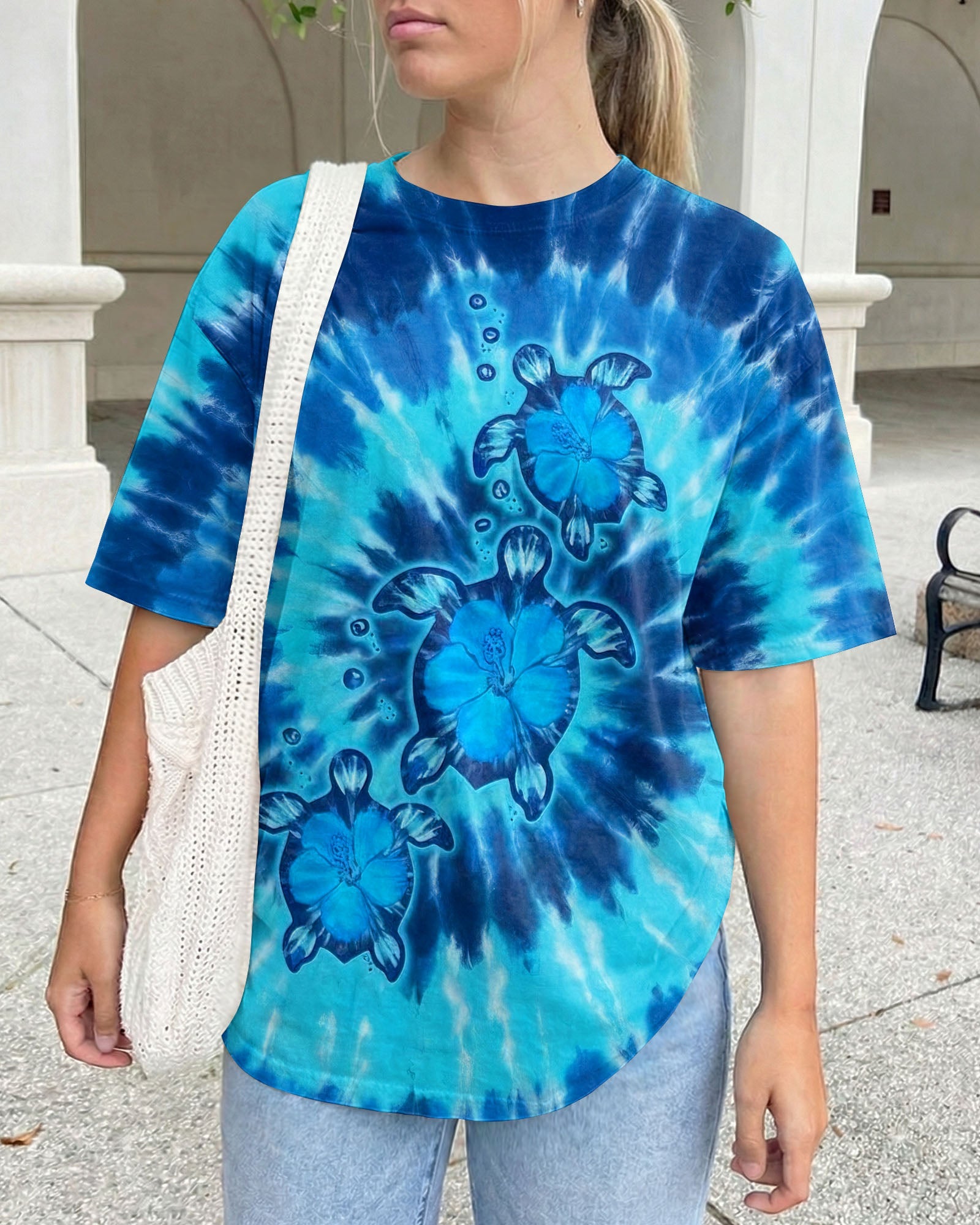 SEA TURTLE BLUE ALL OVER PRINT - TYLN1704263
