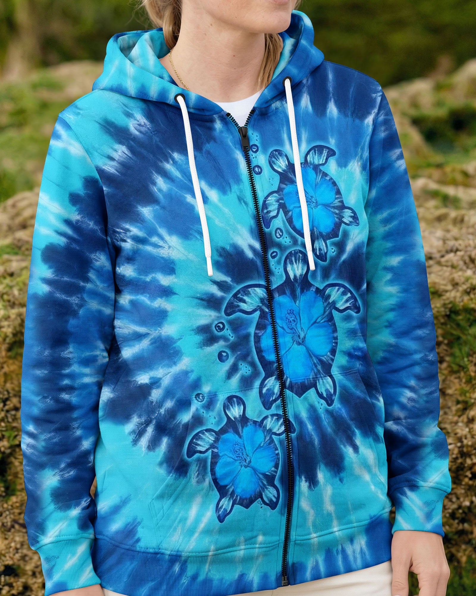 SEA TURTLE BLUE ALL OVER PRINT - TYLN1704263