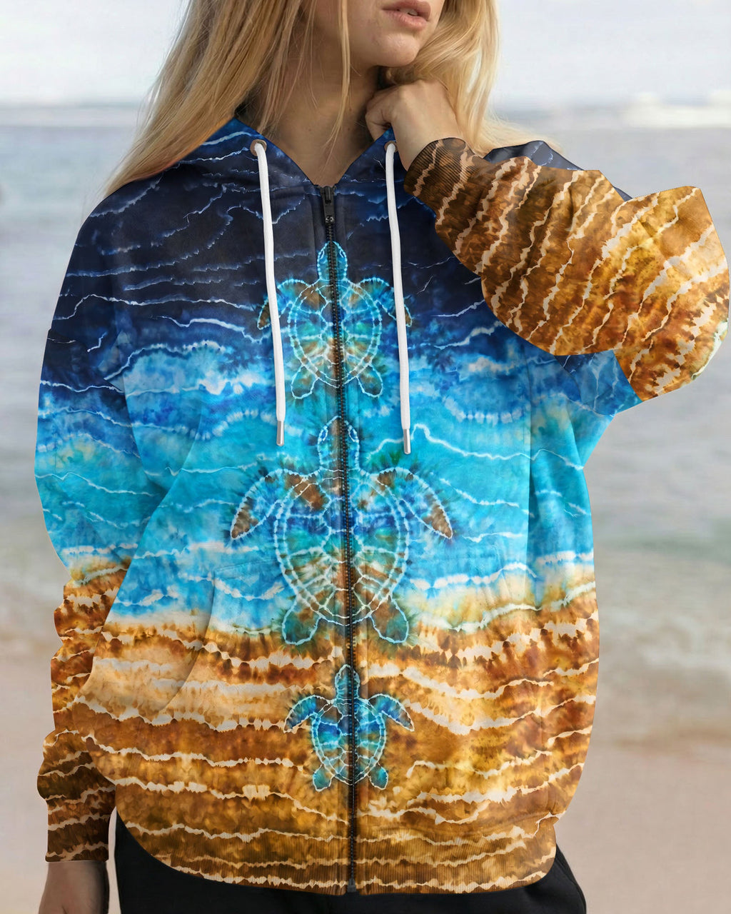 SEA TURTLE BLUE ALL OVER PRINT - TYPQ1704263