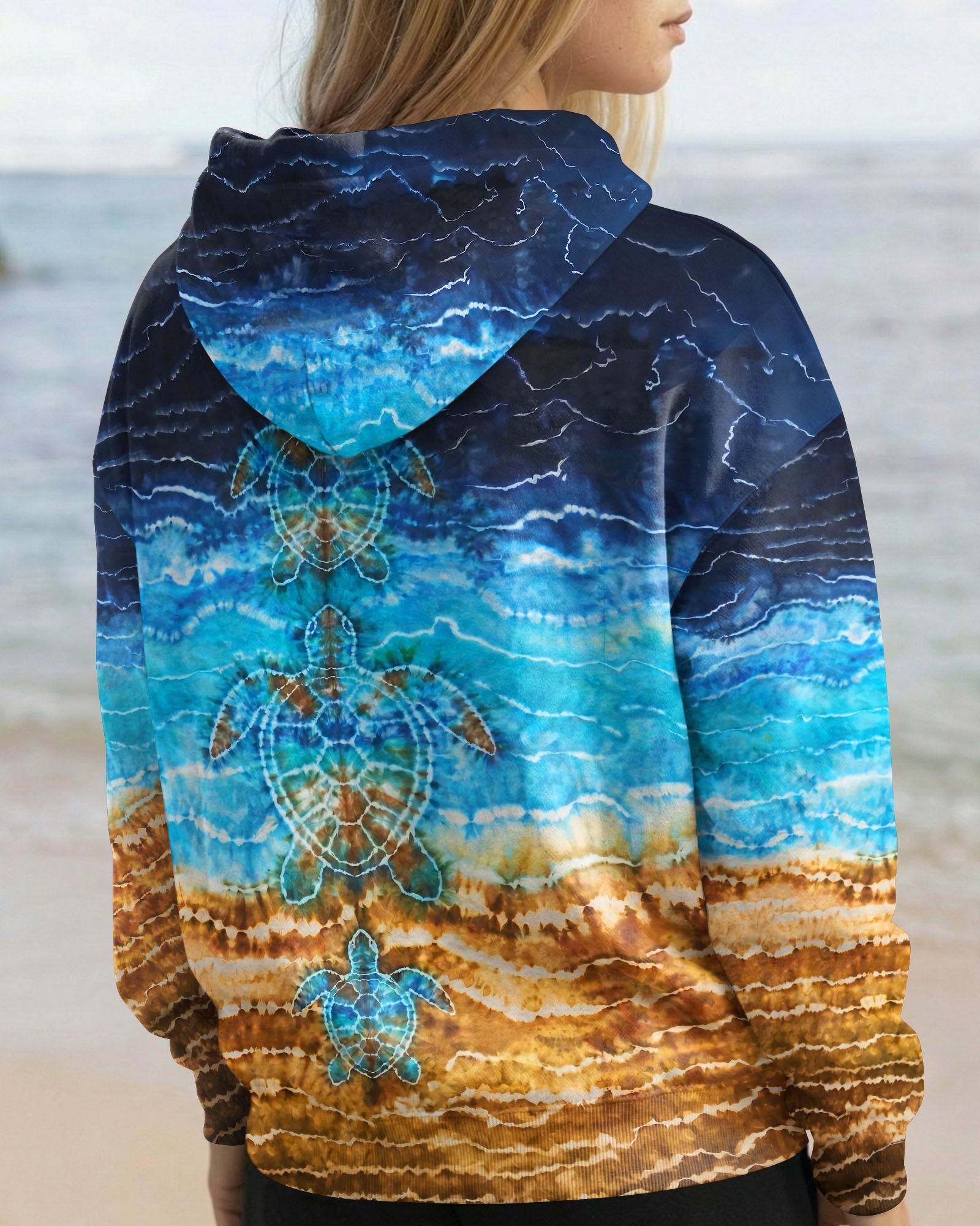 SEA TURTLE BLUE ALL OVER PRINT - TYPQ1704263