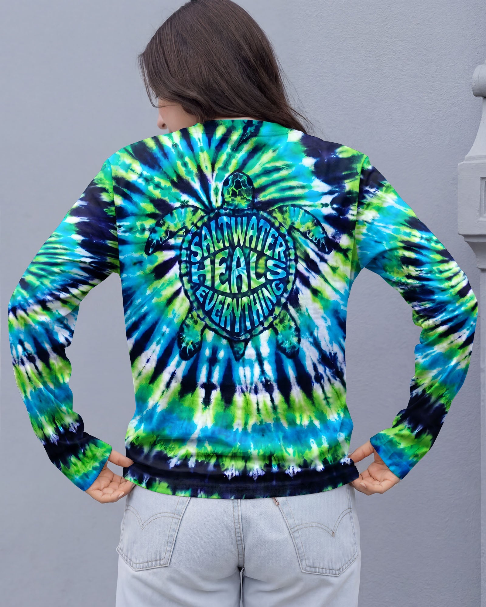 SALTWATER HEALS EVERYTHING TURTLE ALL OVER PRINT - TYPQ1905261