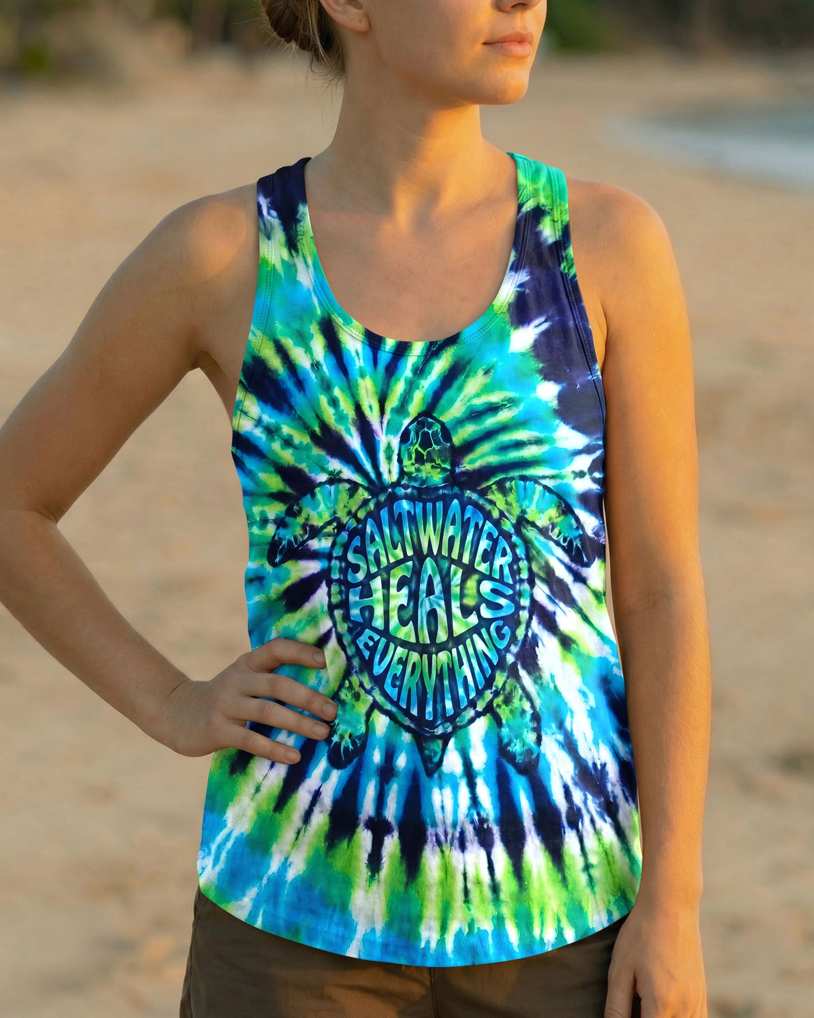 SALTWATER HEALS EVERYTHING TURTLE ALL OVER PRINT - TYPQ1905261