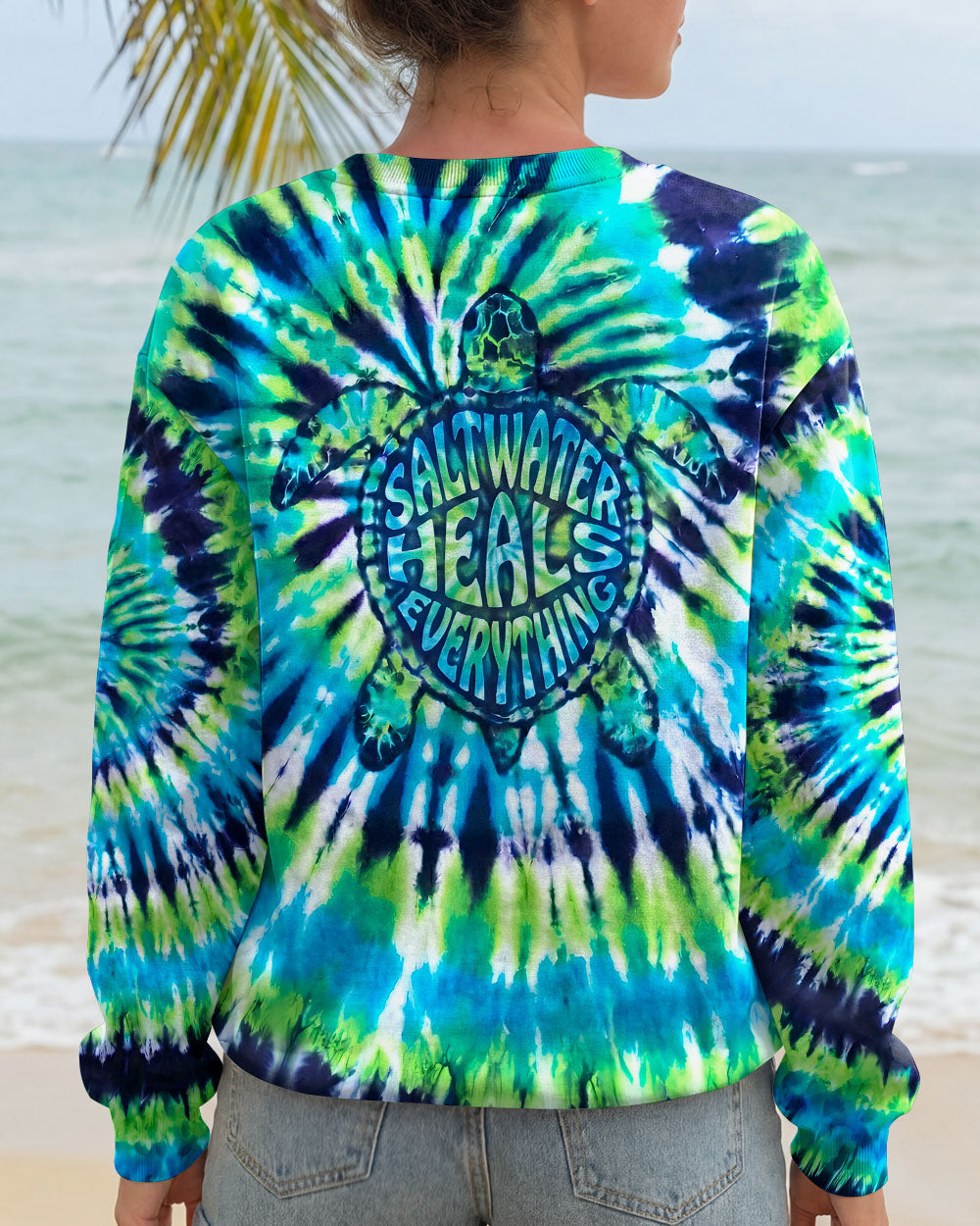 SALTWATER HEALS EVERYTHING TURTLE ALL OVER PRINT - TYPQ1905261