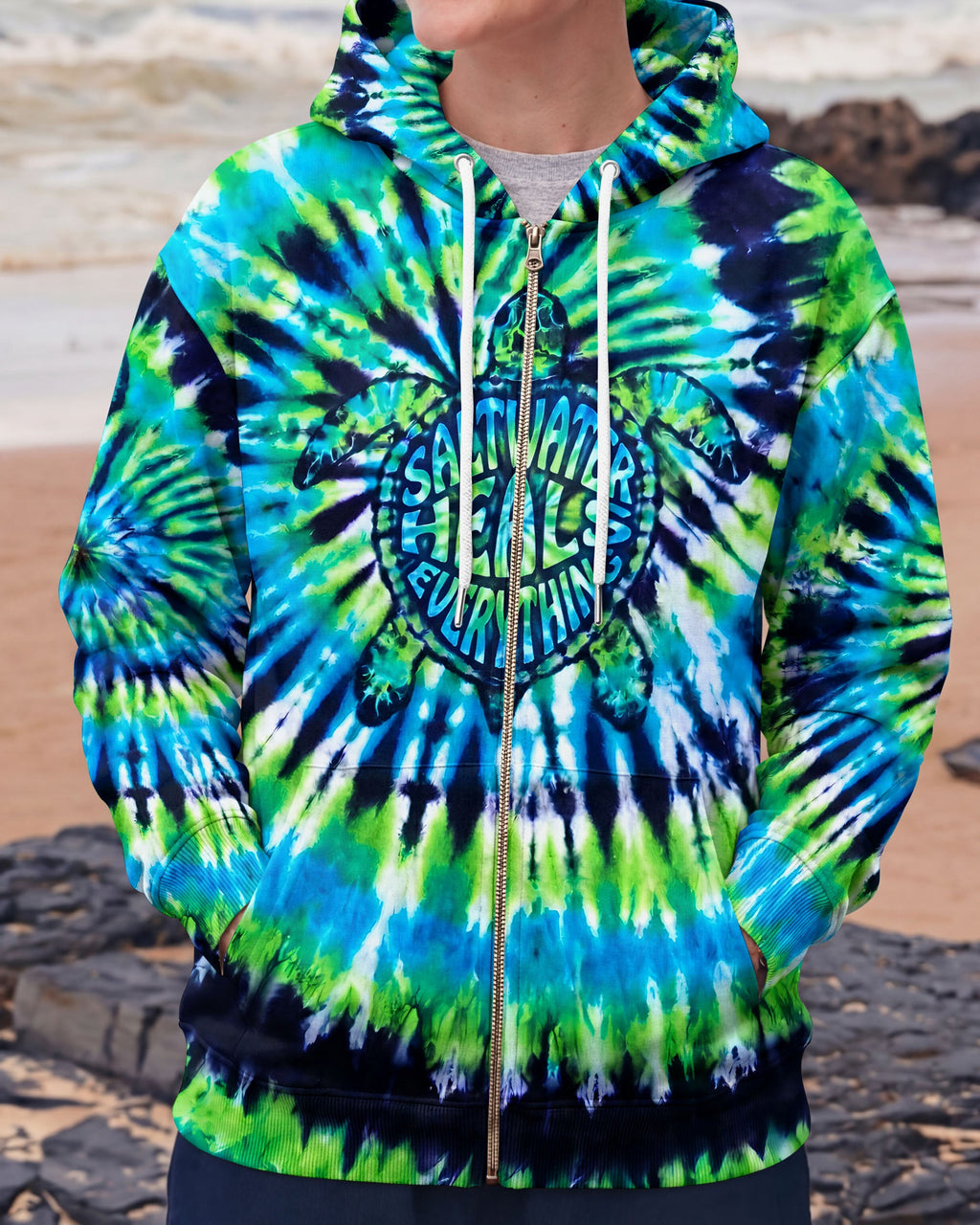 SALTWATER HEALS EVERYTHING TURTLE ALL OVER PRINT - TYPQ1905261