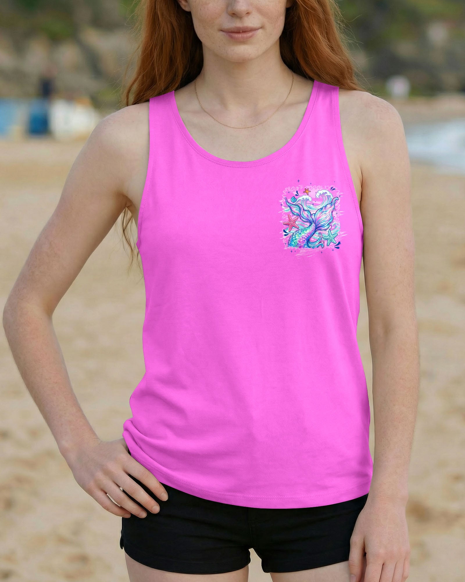 LOST IN THE WAVES FOUND BY THE SEA MERMAID ALL OVER PRINT - TYQY0607263