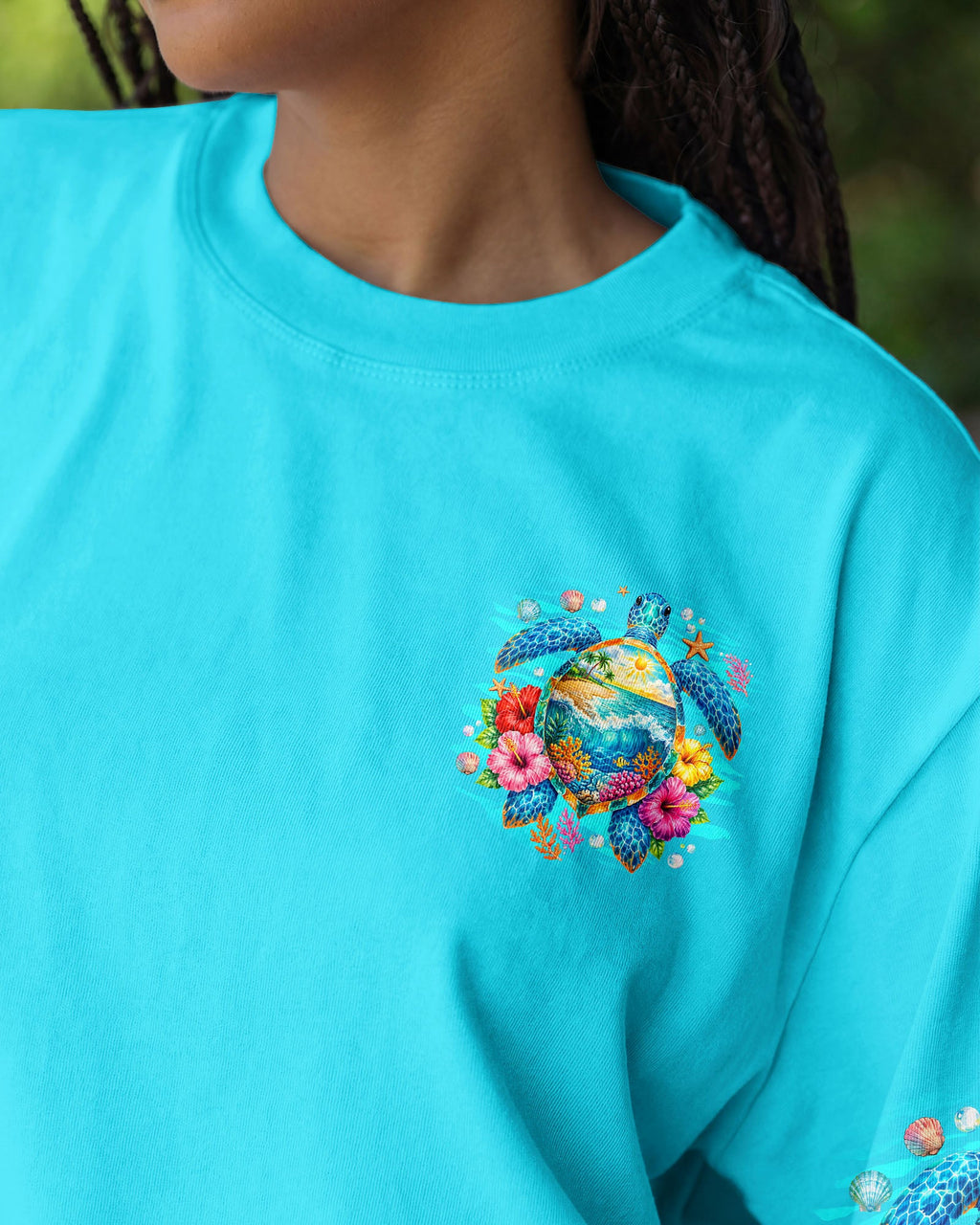 SALTWATER HEALS EVERYTHING TURTLE ALL OVER PRINT - TYQY0707262