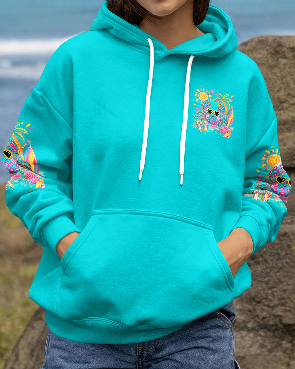 SALTY SANDY AND SAVAGE CRAB ALL OVER PRINT - TYQY1307263