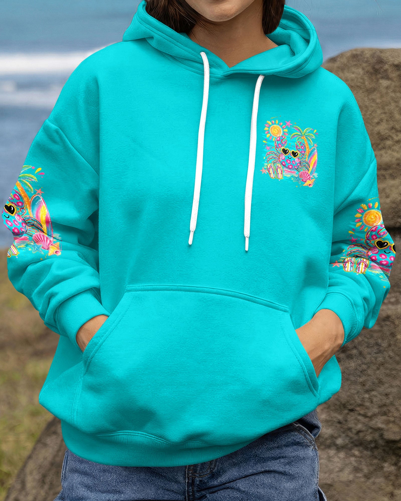 SALTY SANDY AND SAVAGE CRAB ALL OVER PRINT - TYQY1307263