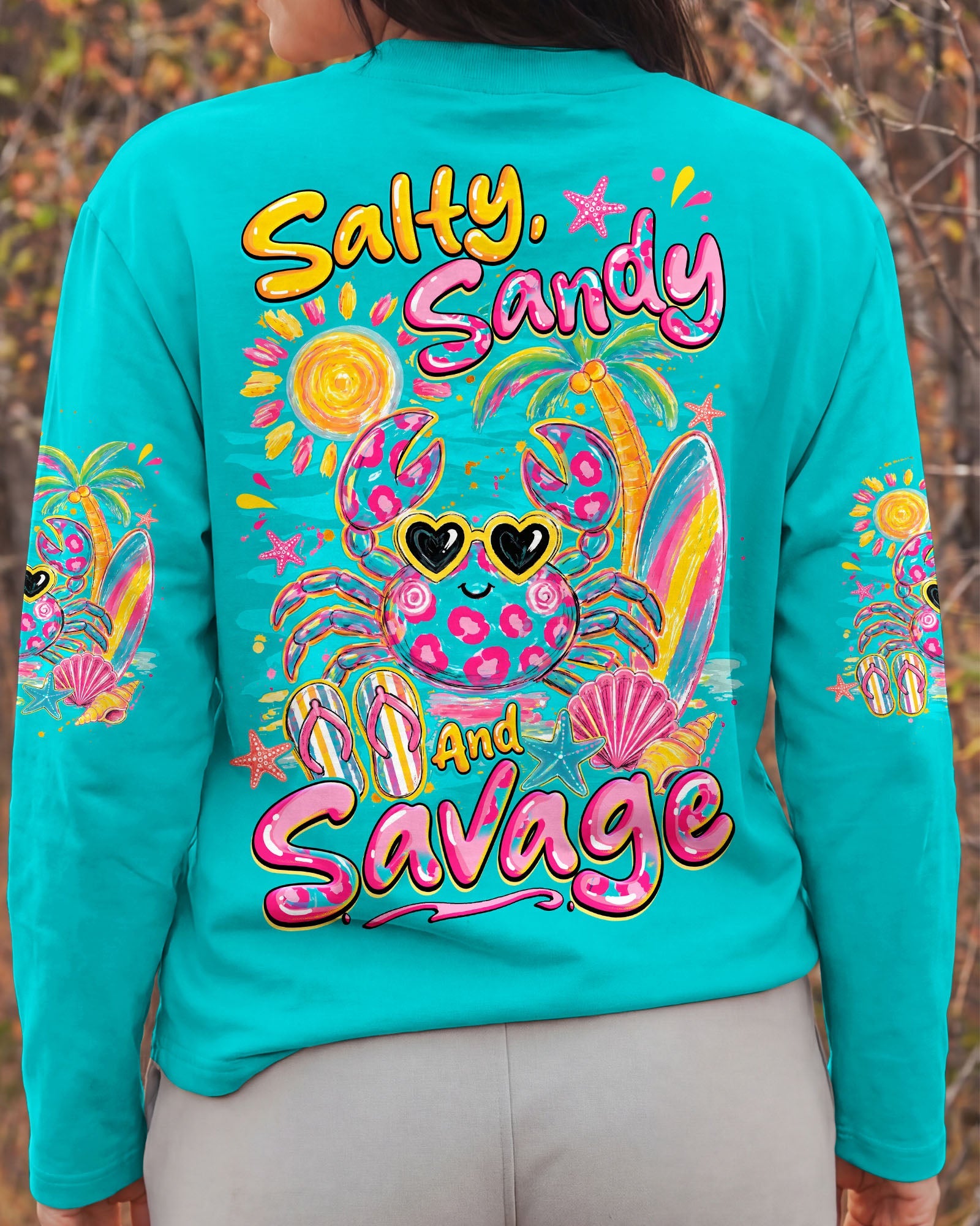 SALTY SANDY AND SAVAGE CRAB ALL OVER PRINT - TYQY1307263