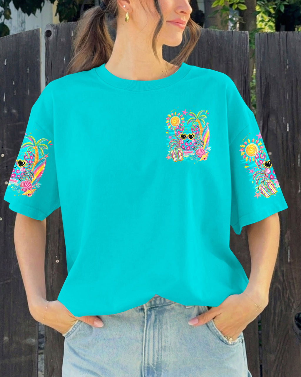 SALTY SANDY AND SAVAGE CRAB ALL OVER PRINT - TYQY1307263