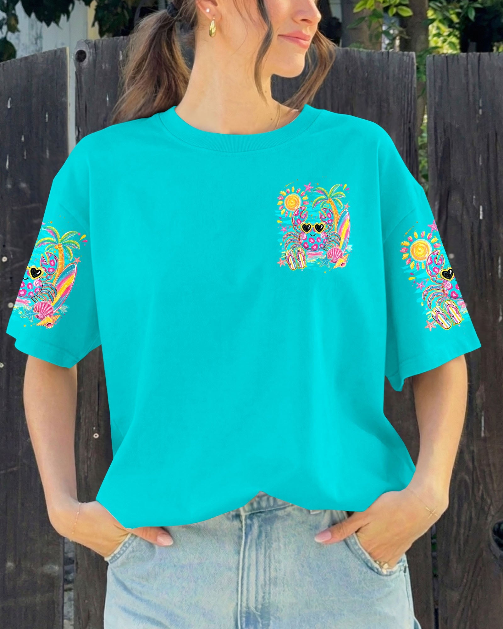SALTY SANDY AND SAVAGE CRAB ALL OVER PRINT - TYQY1307263