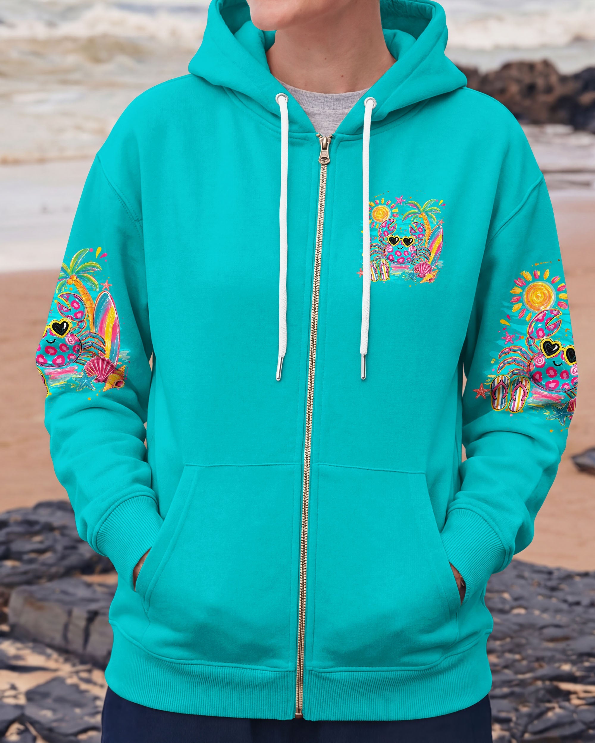 SALTY SANDY AND SAVAGE CRAB ALL OVER PRINT - TYQY1307263