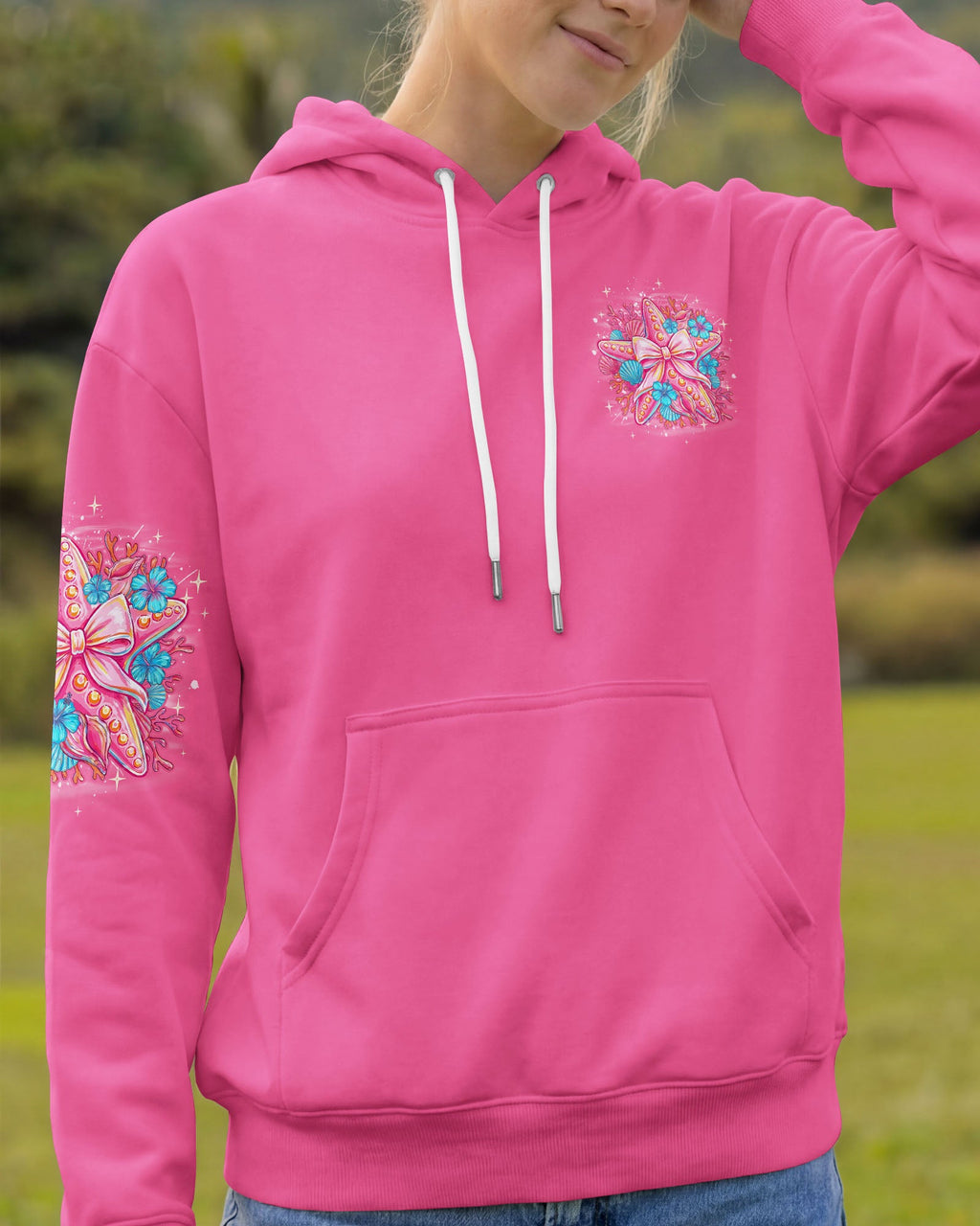 TAKE ME TO THE BEACH STARFISH ALL OVER PRINT - TYQY1606265