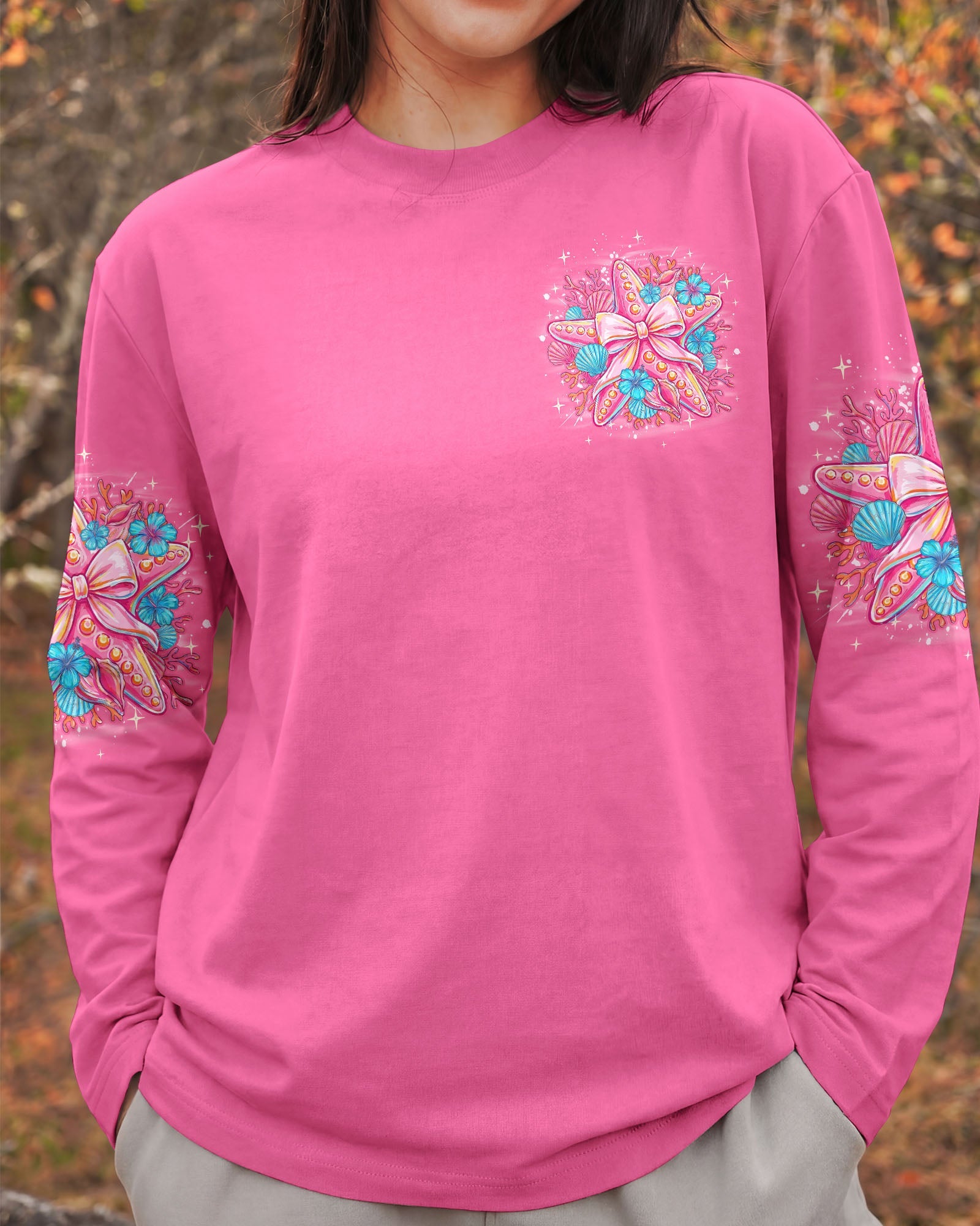 TAKE ME TO THE BEACH STARFISH ALL OVER PRINT - TYQY1606265