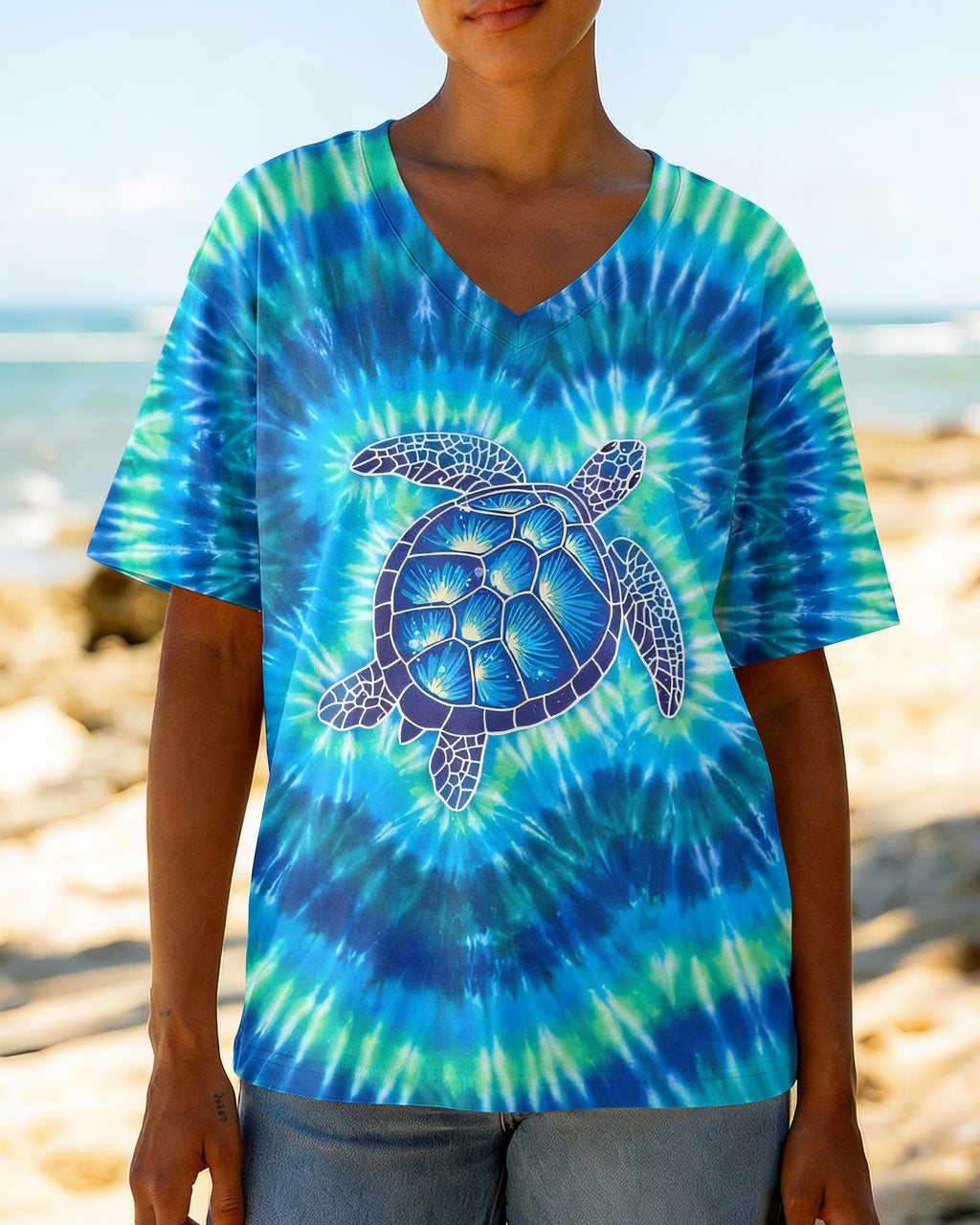 SALTWATER HEALS EVERYTHING TURTLE ALL OVER PRINT - TYQY1805261
