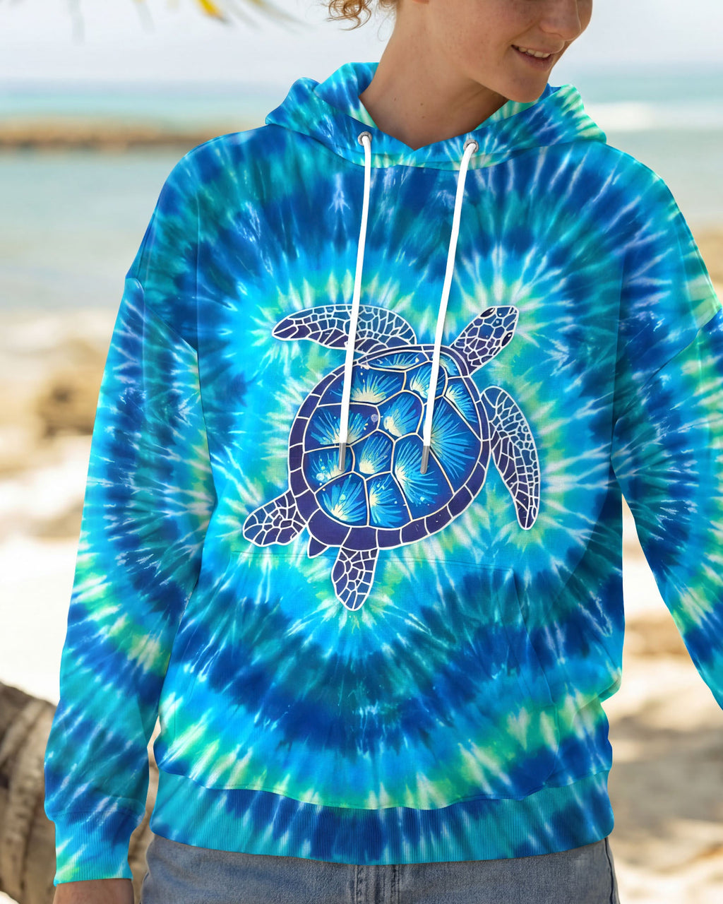 SALTWATER HEALS EVERYTHING TURTLE ALL OVER PRINT - TYQY1805261