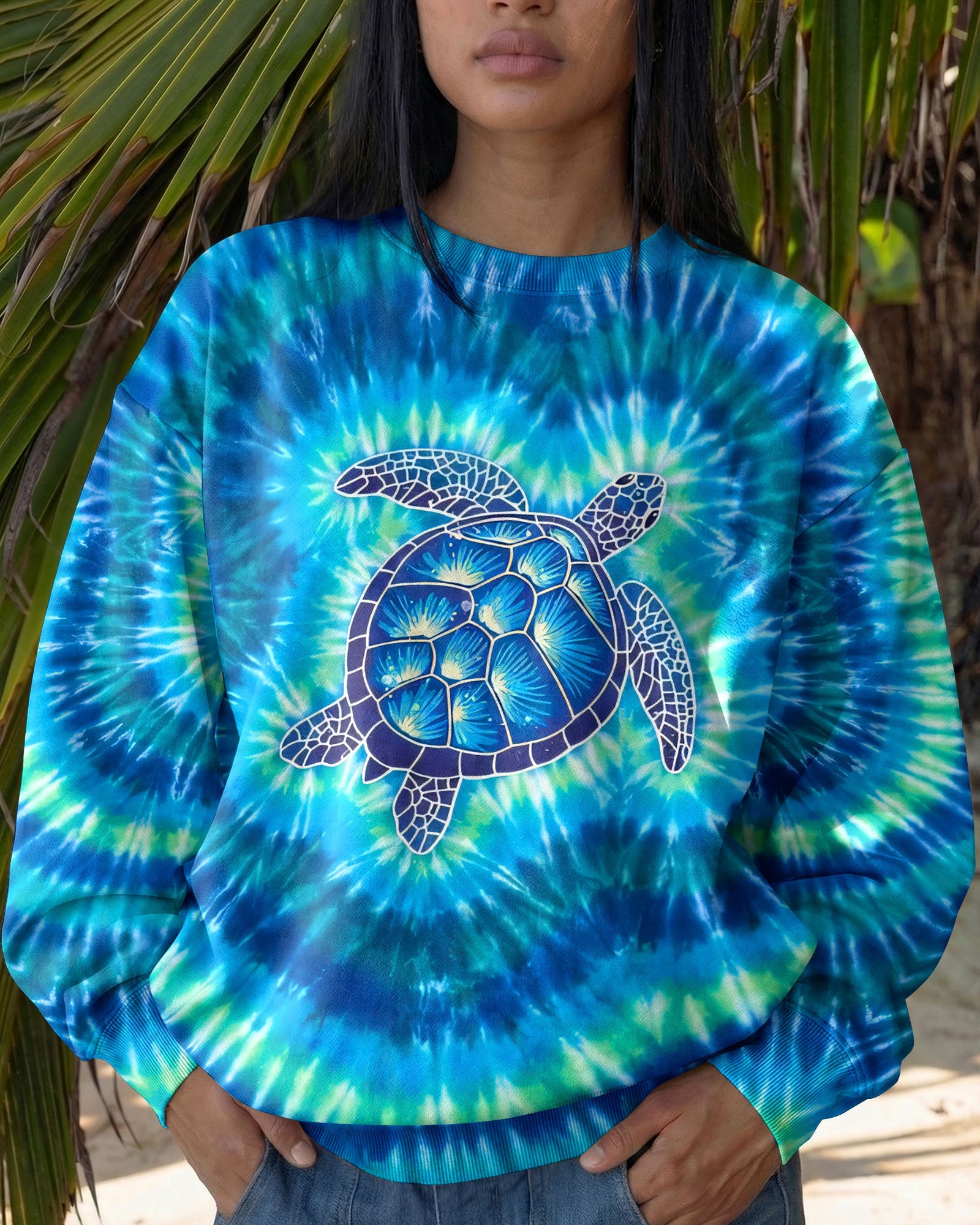 SALTWATER HEALS EVERYTHING TURTLE ALL OVER PRINT - TYQY1805261