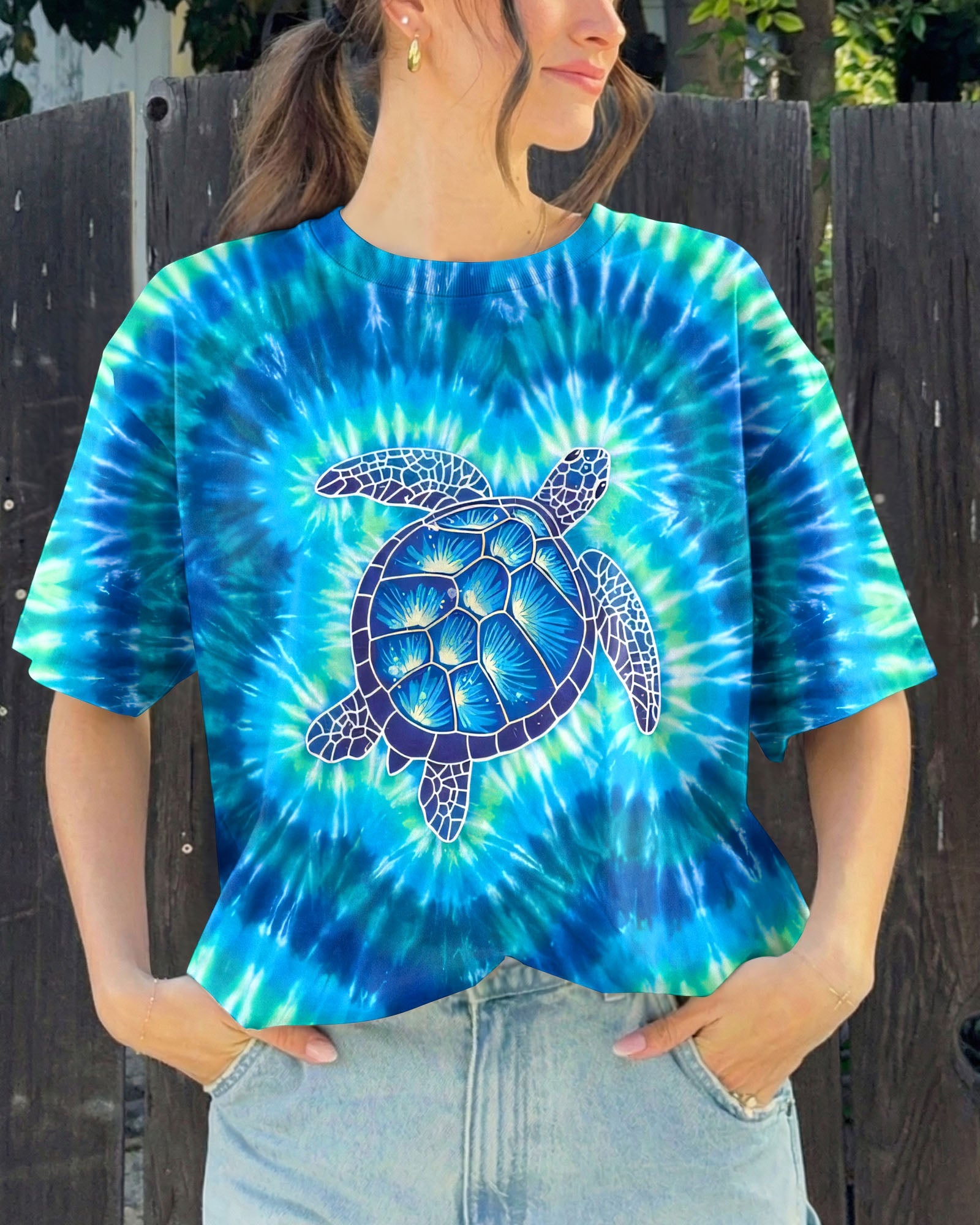 SALTWATER HEALS EVERYTHING TURTLE ALL OVER PRINT - TYQY1805261