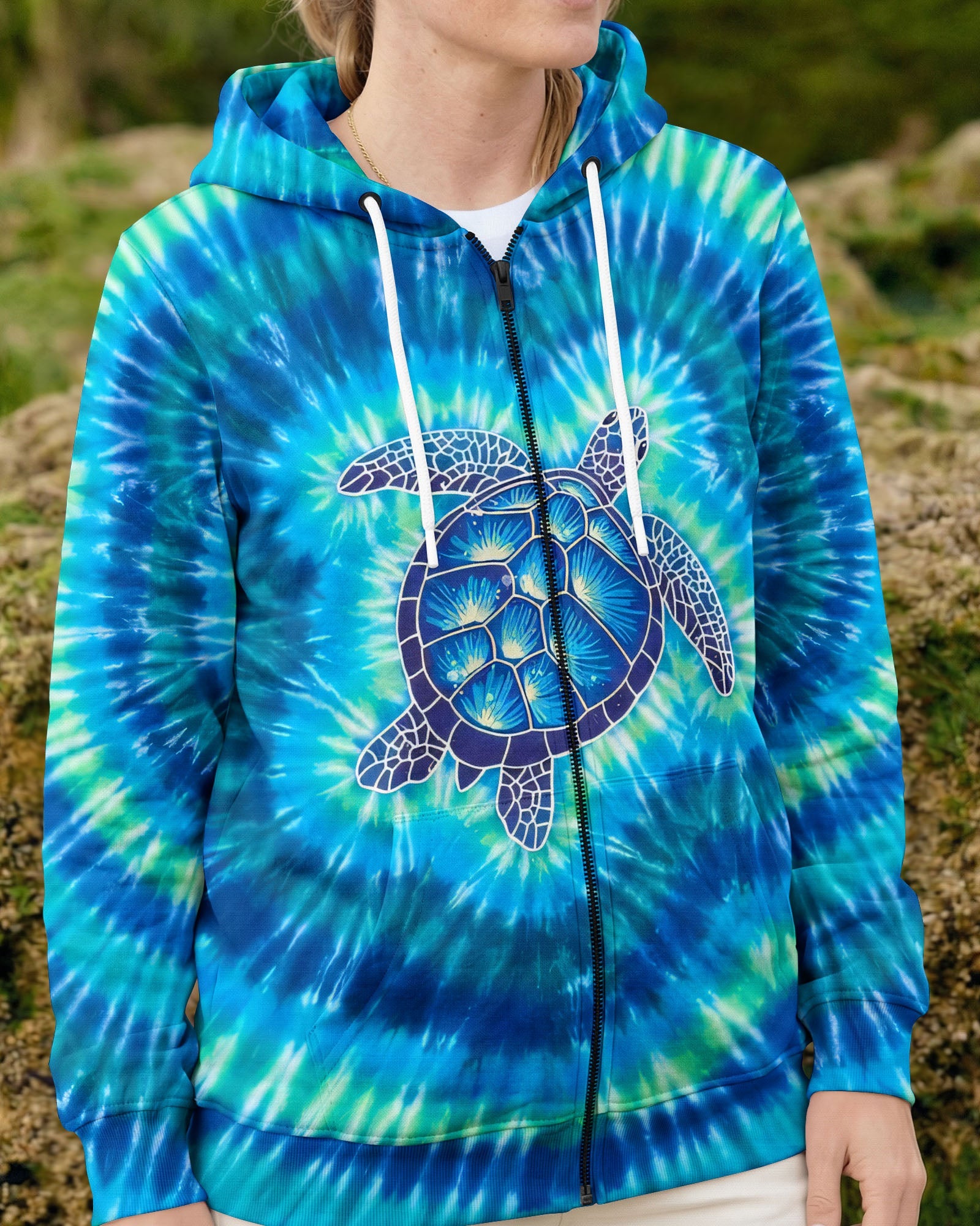 SALTWATER HEALS EVERYTHING TURTLE ALL OVER PRINT - TYQY1805261
