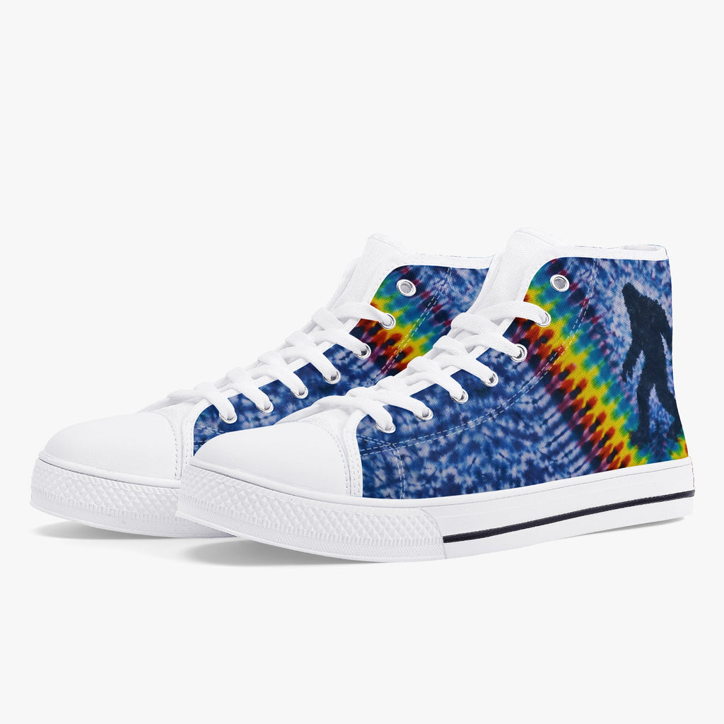 BIGFOOT V COLORFUL PATTERN HIGH TOP CANVAS SHOES   - TLNO1505262