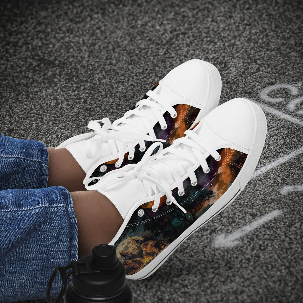 MAKING MEMORIES ONE CAMPFIRE AT A TIME BIGFOOT HIGH TOP CANVAS SHOES - TLNO2409245 jet