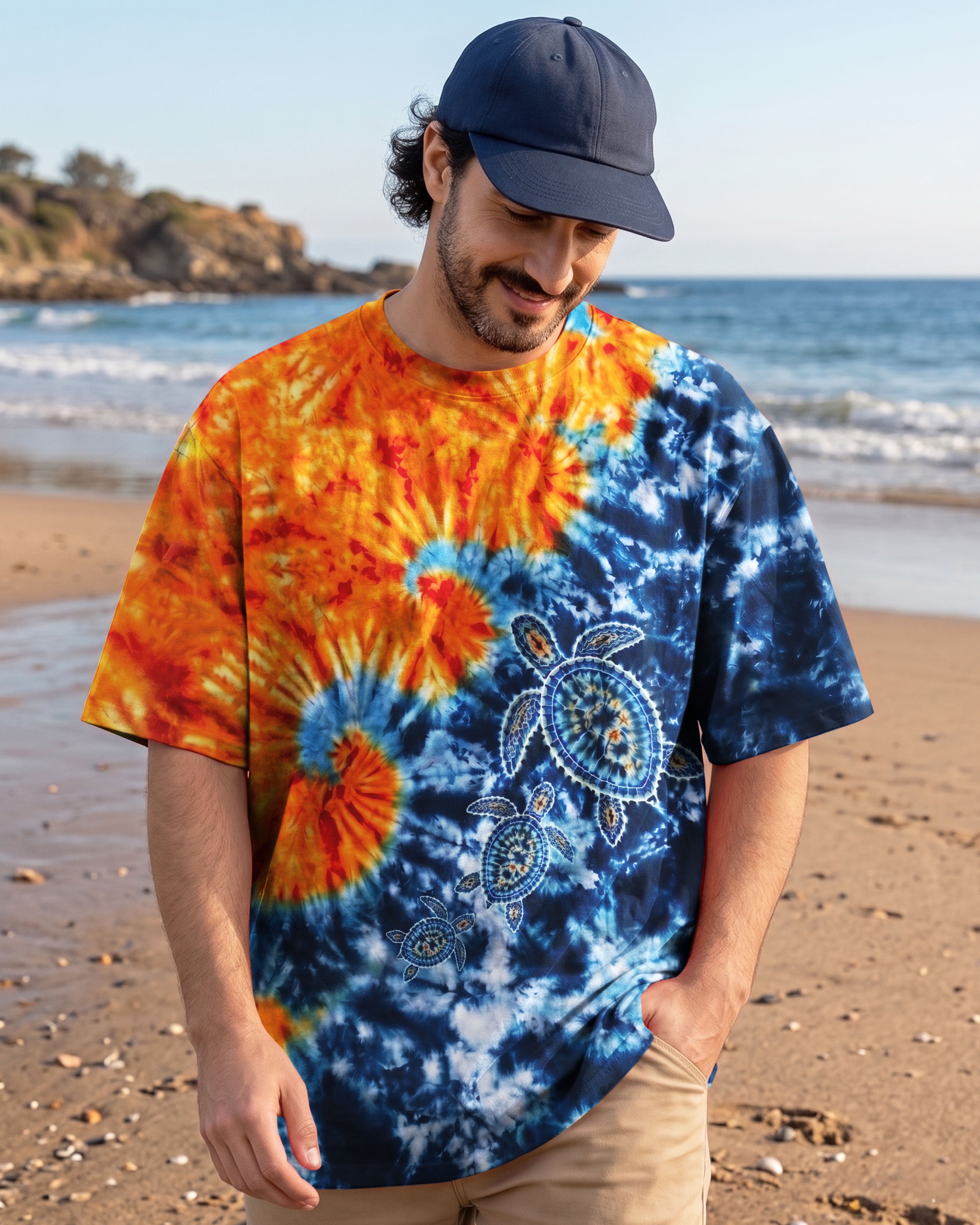 VIBRANT SEA TURTLE ALL OVER PRINT  - TLNO1405261
