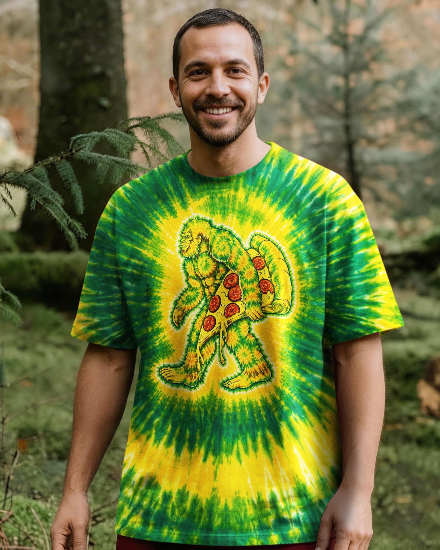 BIGFOOT PIZZA BURST ALL OVER PRINT - TLNO2906262