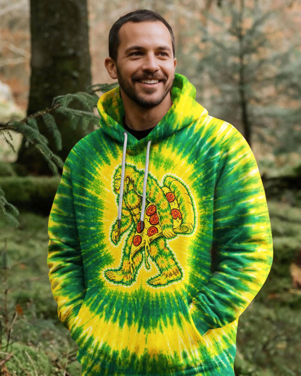 BIGFOOT PIZZA BURST ALL OVER PRINT - TLNO2906262