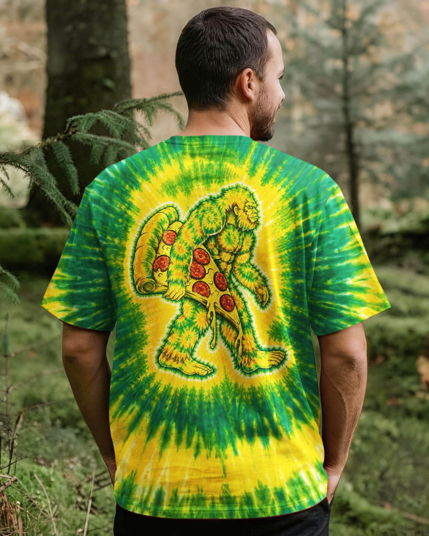 BIGFOOT PIZZA BURST ALL OVER PRINT - TLNO2906262