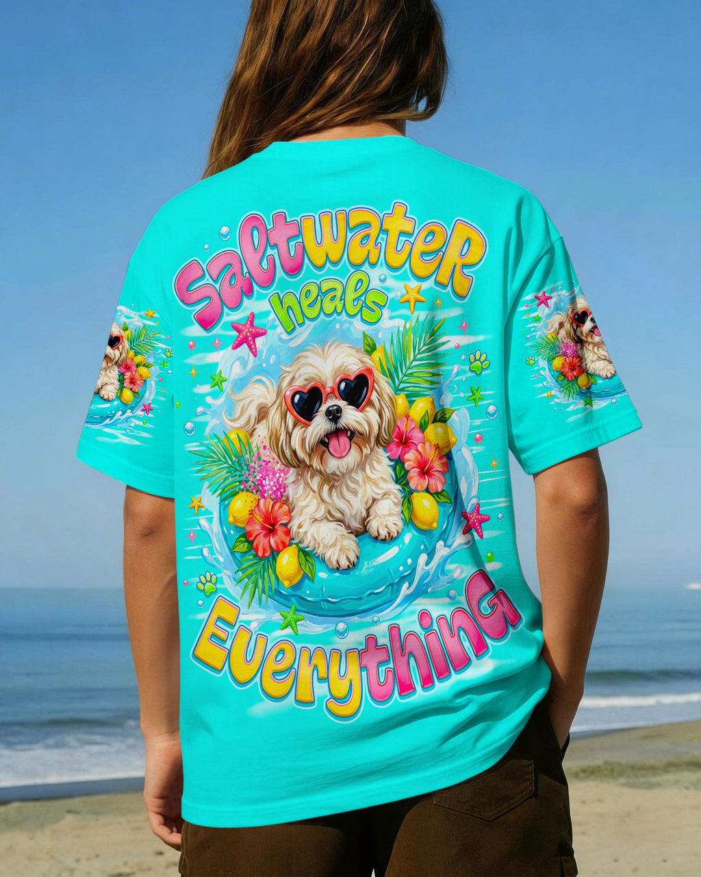 SALTWATER HEALS EVERYTHING SHIH TZU DOG ALL OVER PRINT - TLNO0806263