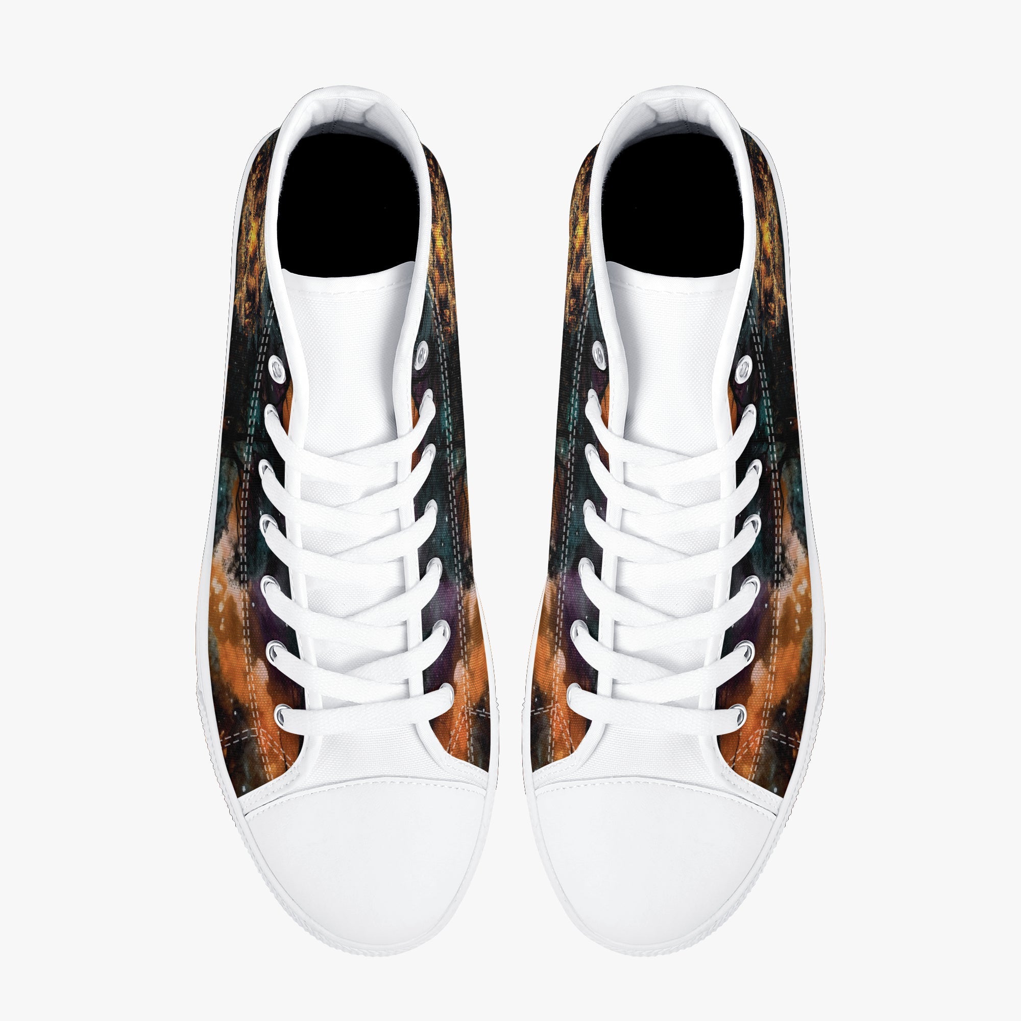 MAKING MEMORIES ONE CAMPFIRE AT A TIME BIGFOOT HIGH TOP CANVAS SHOES - TLNO2409245 jet