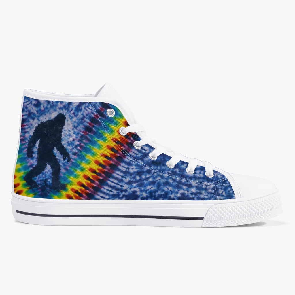 BIGFOOT V COLORFUL PATTERN HIGH TOP CANVAS SHOES   - TLNO1505262