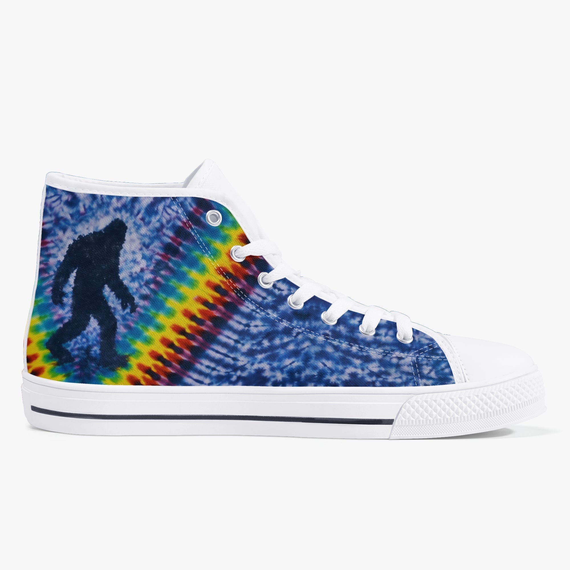 BIGFOOT V COLORFUL PATTERN HIGH TOP CANVAS SHOES   - TLNO1505262