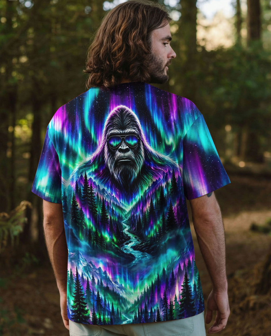 BIGFOOT FOREST  AURORA ALL OVER PRINT - TLNO2206263