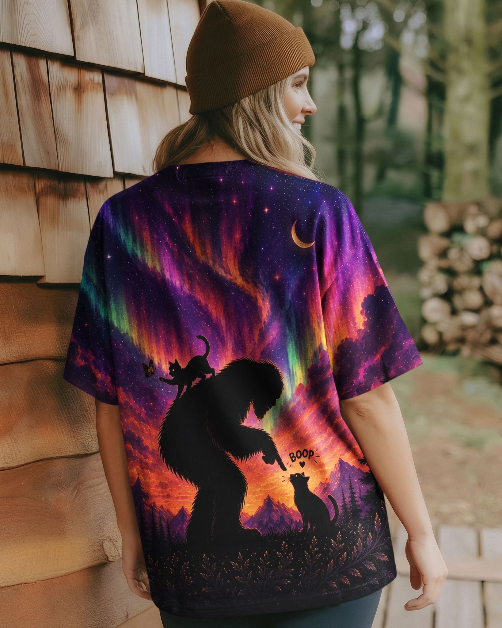 BOOP BIGFOOT CAT AURORA ALL OVER PRINT - TLNO0707261