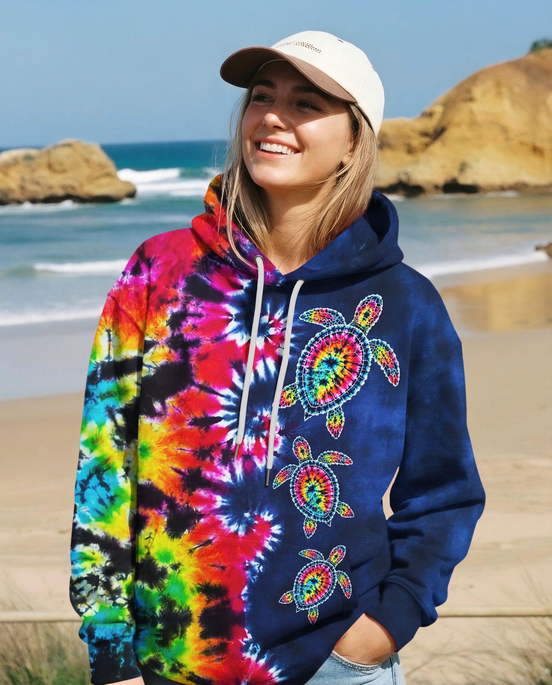 TURTLE WAVES SWIRL ALL OVER PRINT  - TLNO0406261