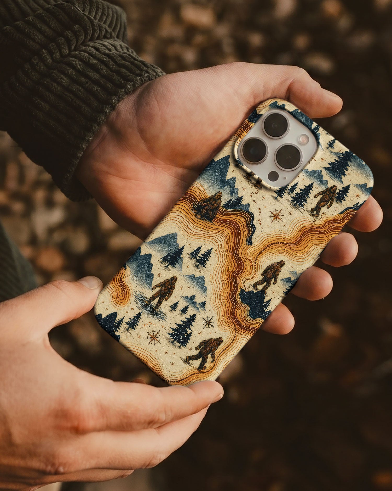 BIGFOOT VINTAGE LANDSCAPE PHONE CASE - TLNO0307261